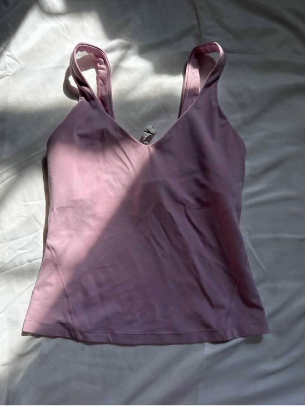 lululemon athletica Dusty Mauve V-Neck Tank Top